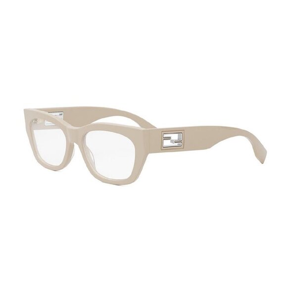 NEW FENDI EYEGLASSES FE50082I 057 UNISEX SQUARE KHAKI EYEWEAR - Picture 1 of 3